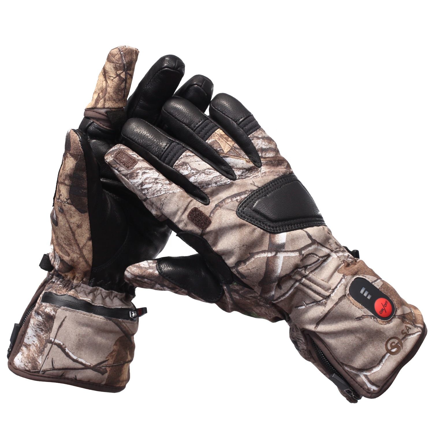 Heated Gloves Electric - Guanti riscaldati elettrici, ricaricabili, impermeabili, per