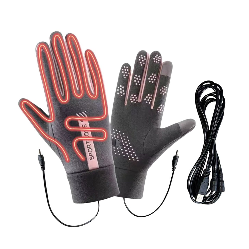 Heated Gloves Electric - Guanti Invernali Creativi Riscaldati USB, Regolabili,