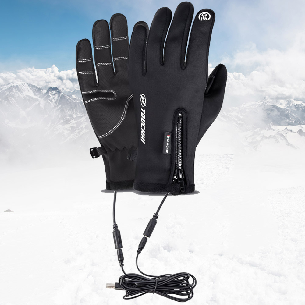 Heated Gloves Electric - Guanti Touch Screen USB scaldamani riscaldato