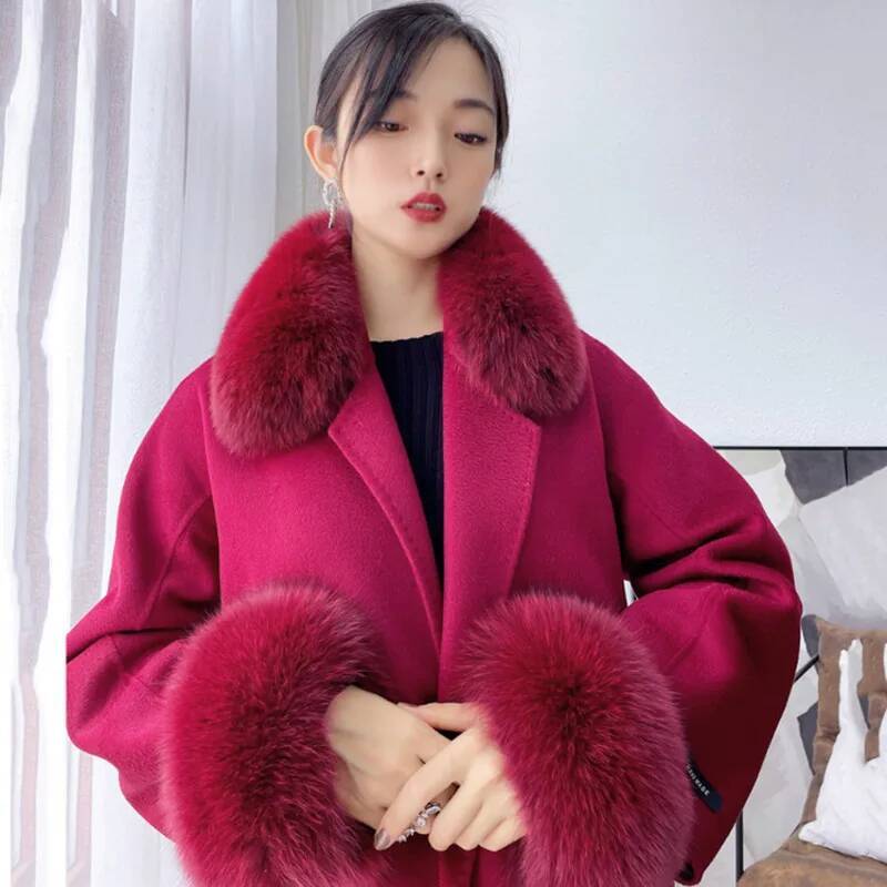 100% vera pelliccia di volpe c - Winter Clothing Pk recensione e prezzo