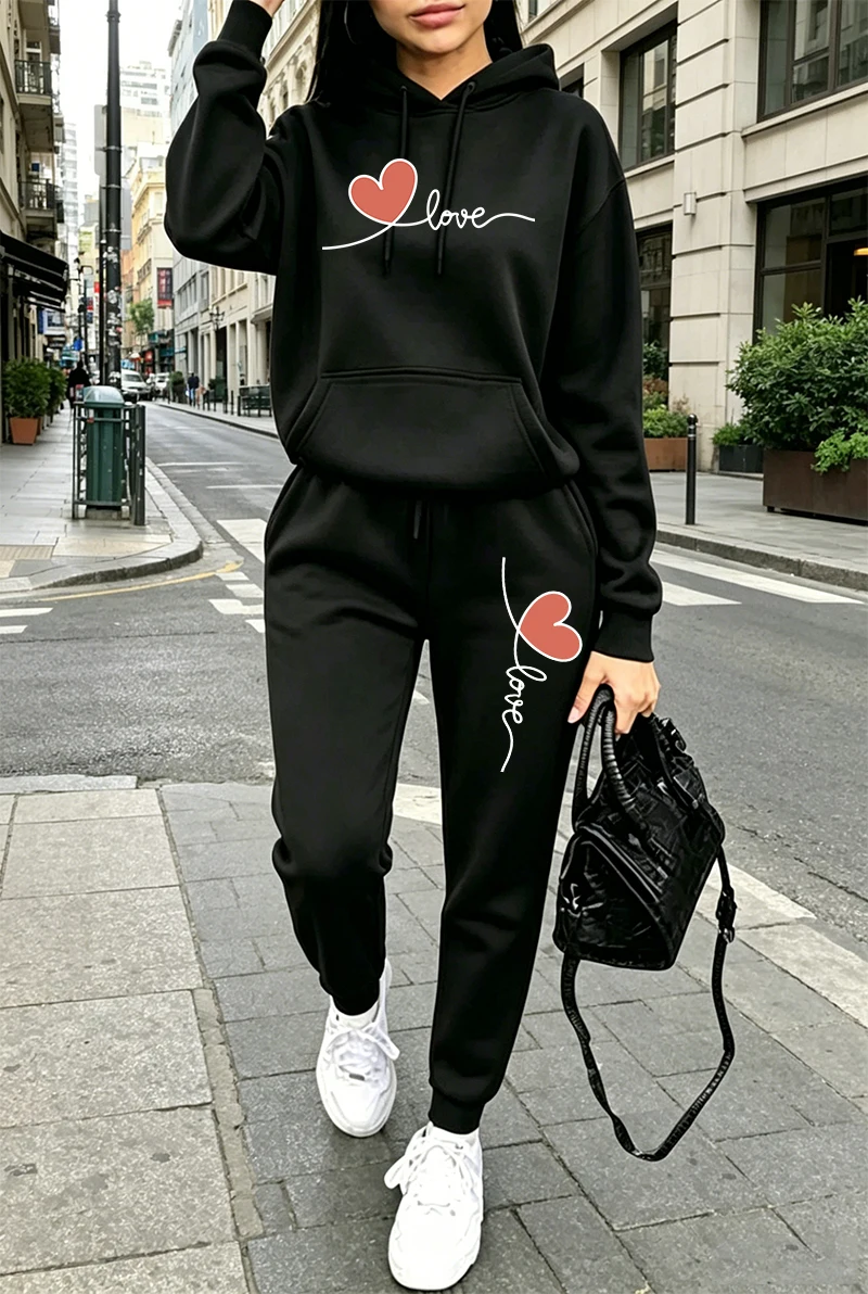 Tuta da donna con stampa, felp - Winter Clothing For Women recensione e prezzo